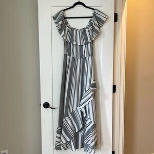 Bailey blue stripe dress
